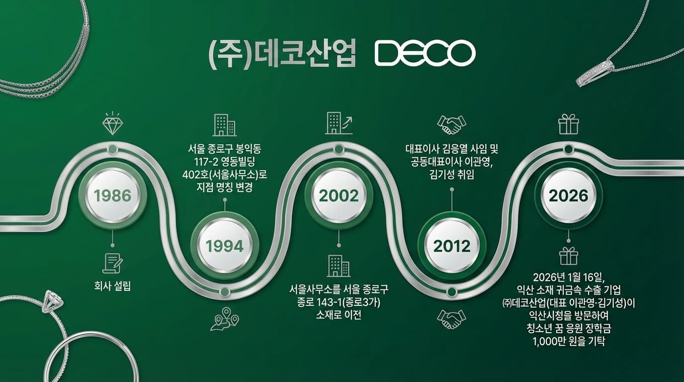 DECO Industry History Timeline - 1986 to 2026